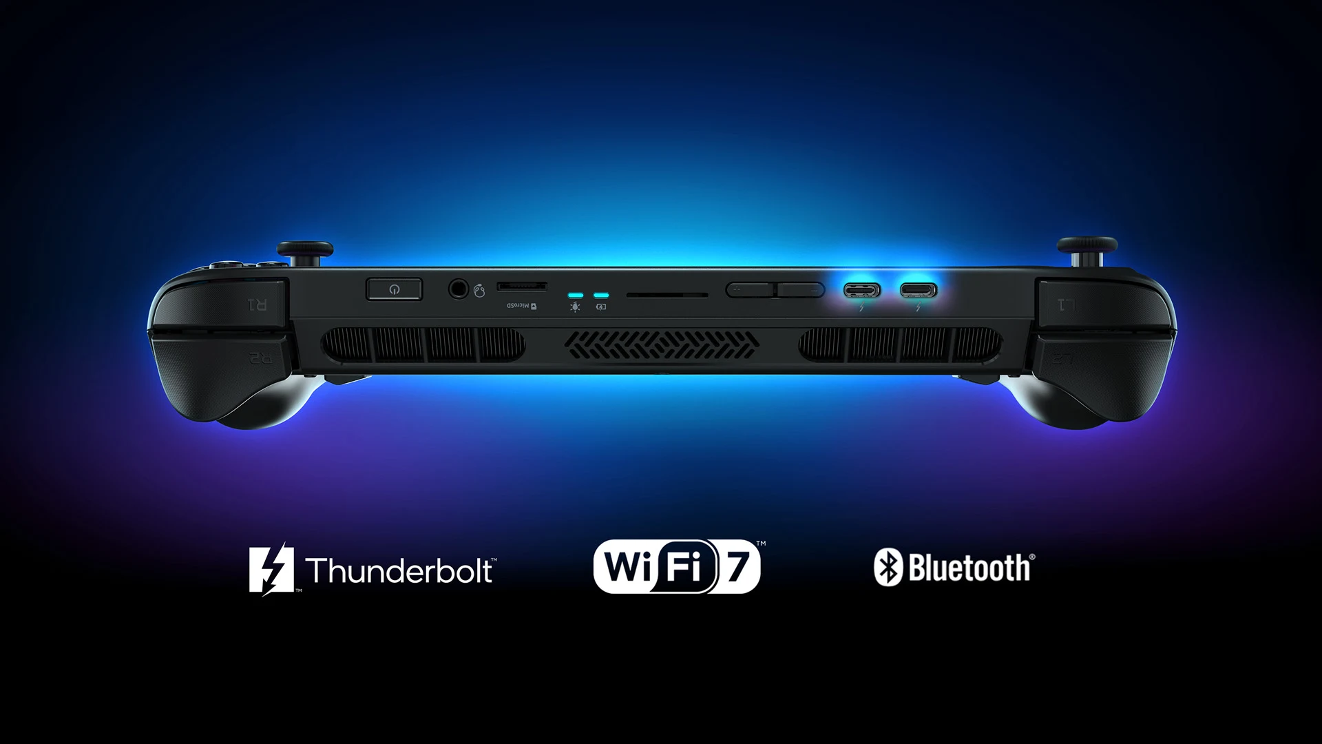 Porty Thunderbolt, Wi-Fi 7, Bluetooth